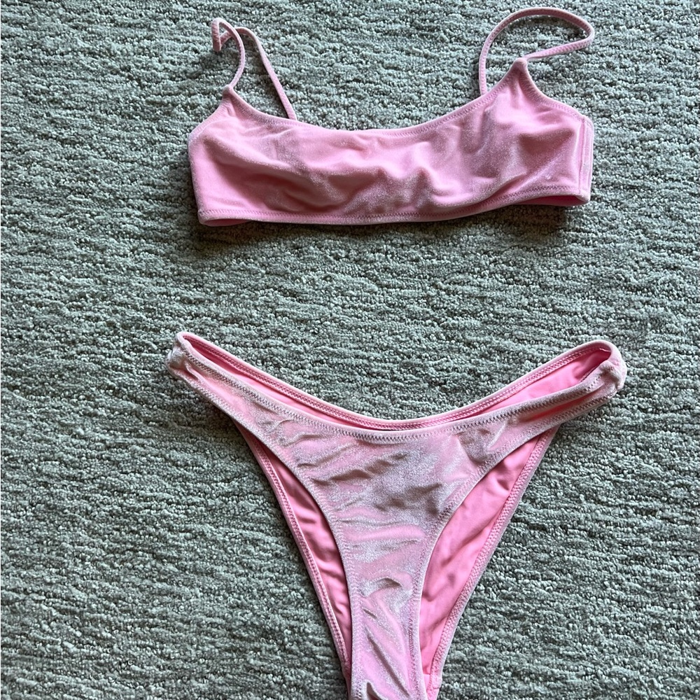 Triangl Swimwear Velvet Pink Bikini